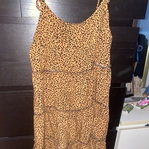 shein cheetah dress